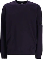 C.P. Company FW24 Lens Detail Crewneck Sweatshirt Deep Purple CMSS019A002246G-PURPLE C.P. Company FW24 Lens Detail Crewneck Sweatshirt Deep Purple CMSS019A002246G-PURPLE