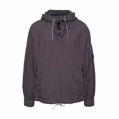 C.P. Company FW24 Lens Detail Crinkled Hoodie Deep Purple CMOS107A005783-PURPLE