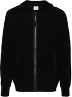 C.P. Company FW24 Lens Detail Hoodie Black Logo Sweatshirt CMSS025A005086W999 C.P. Company FW24 Lens Detail Hoodie Black Logo Sweatshirt CMSS025A005086W999