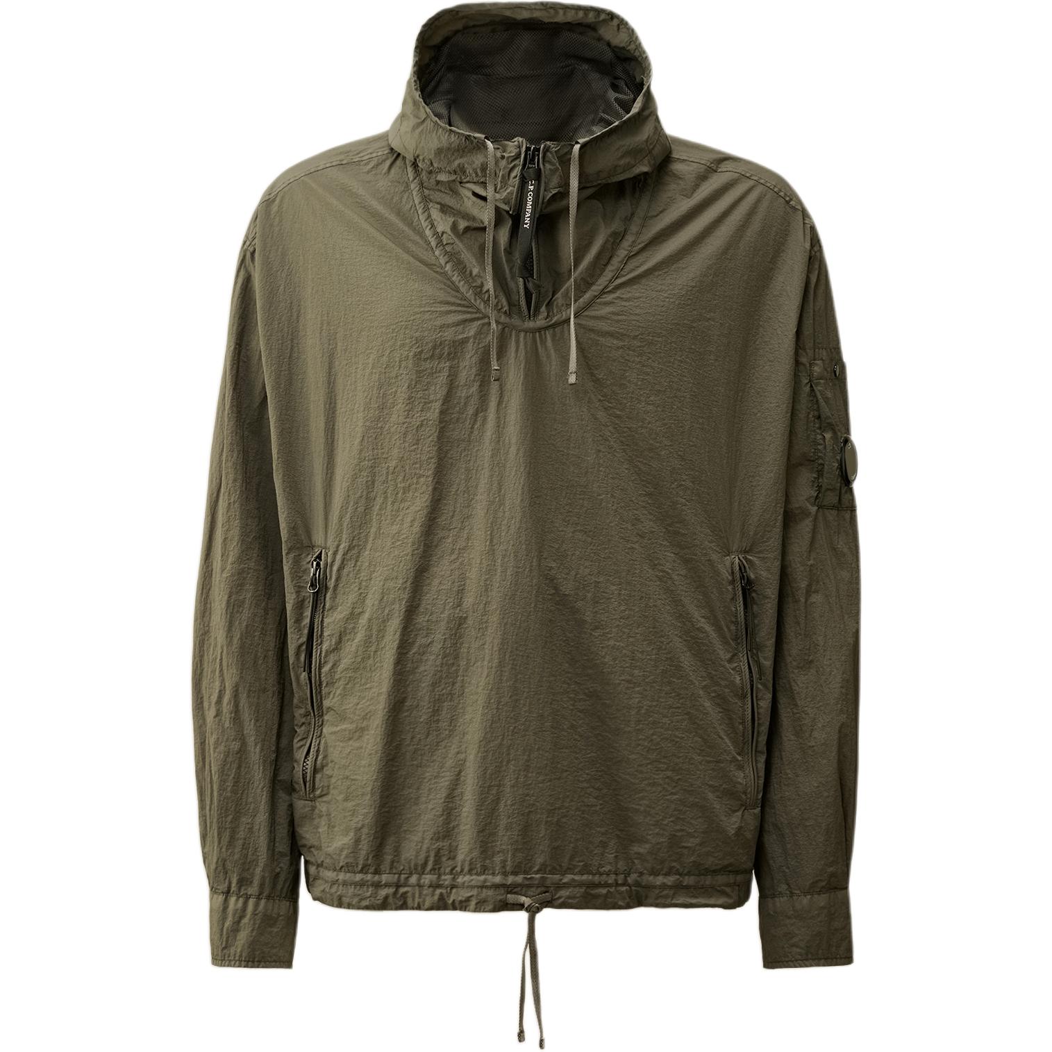 C.P. Company FW24 Lens Detail Oversized Hoodie Green CMOS107A005783G674