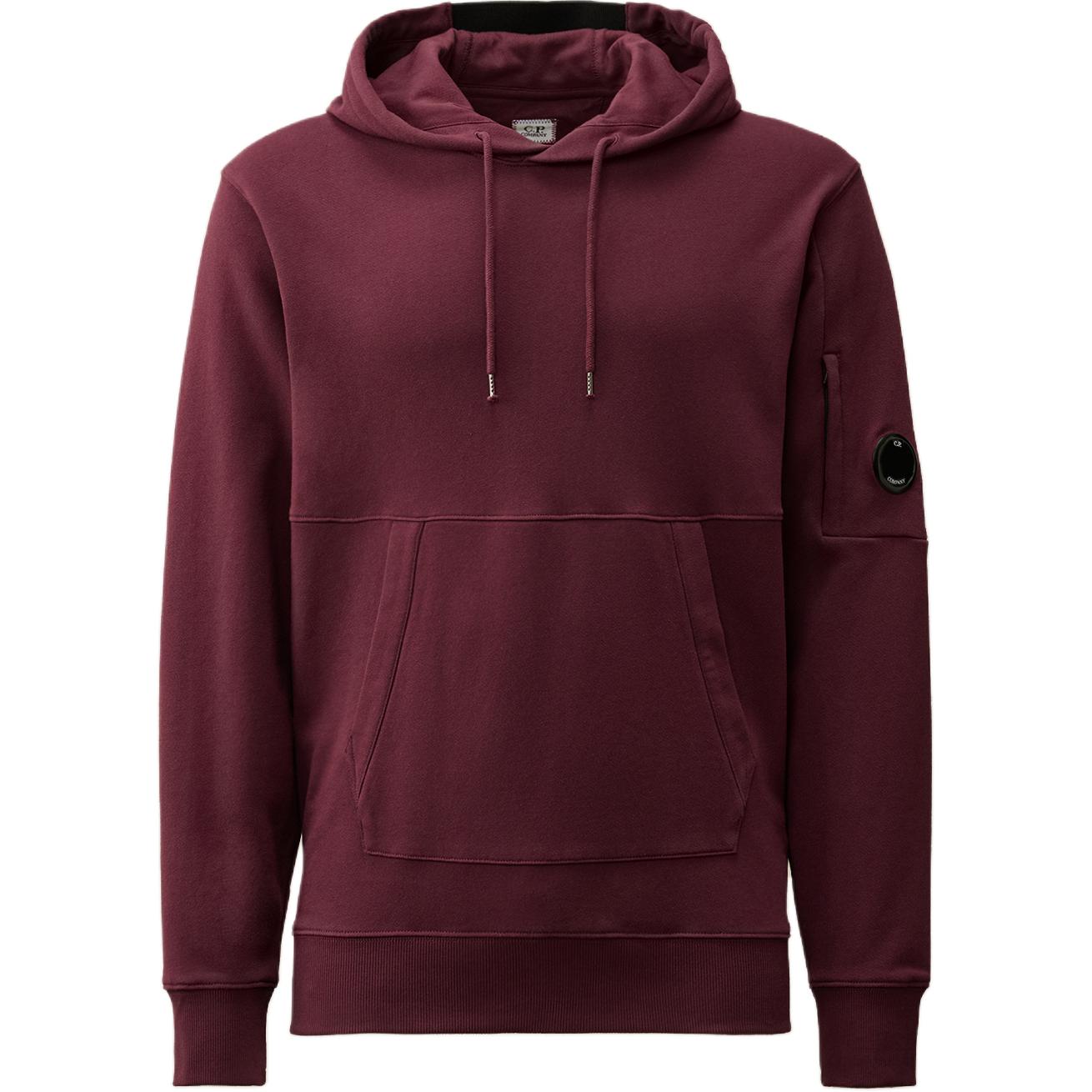 C.P. Company FW24 Lens Detail Ribbed Drop-Shoulder Sweatshirt Purple Mens CMSS024A005086W790