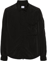 C.P. Company FW24 Lens Detail Straight Zip Long Sleeve Shirt Black CMOS095A005904G999 C.P. Company FW24 Lens Detail Straight Zip Long Sleeve Shirt Black CMOS095A005904G999