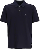 C.P. Company FW24 Midnight Blue Logo Embroidered Slim Polo Shirt. CMPL065A005263W888 C.P. Company FW24 Midnight Blue Logo Embroidered Slim Polo Shirt. CMPL065A005263W888