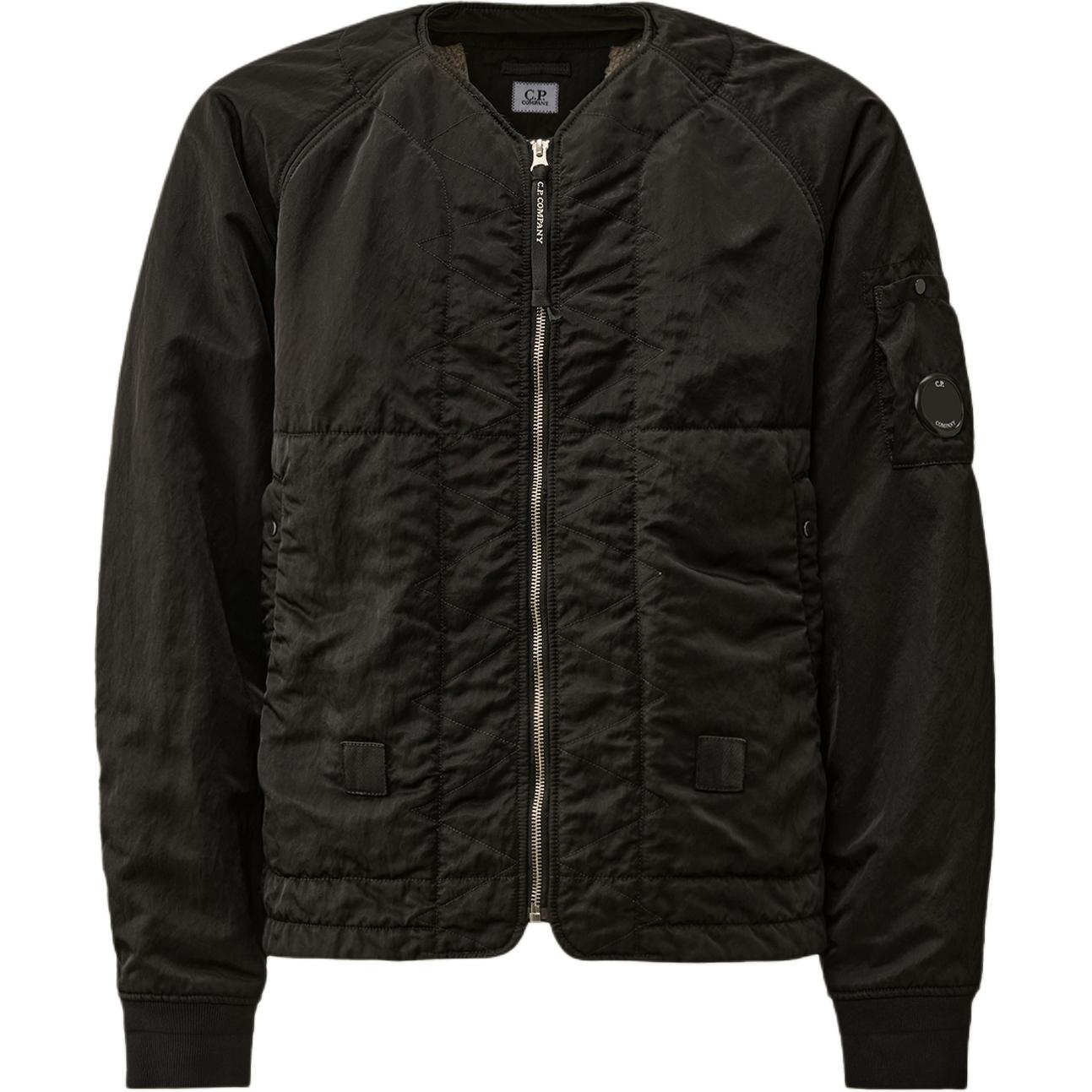 C.P. Company FW24 Pilot Zip Raglan Sleeve Jacket Men’s Black CMOW188A005269G999