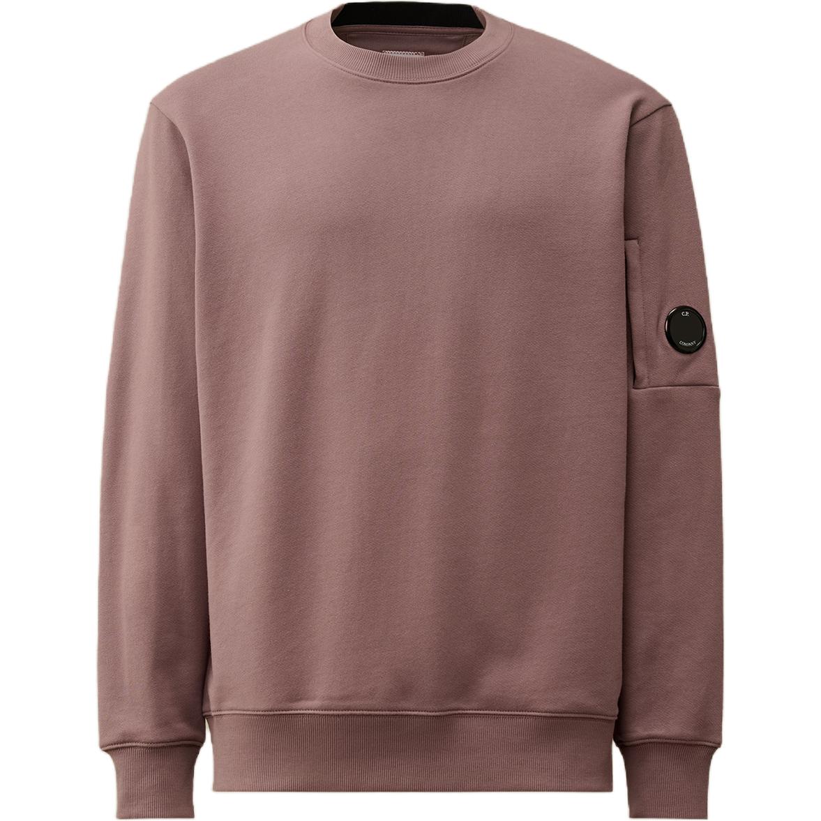 C.P. Company FW24 Purple Dove Lens Detail Crewneck Long Sleeve Sweatshirt Men CMSS023A005086W735