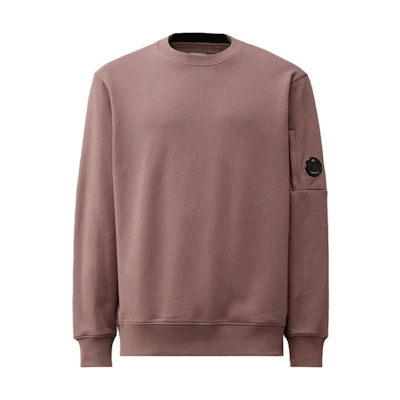 C.P. Company FW24 Purple Dove Lens Detail Crewneck Long Sleeve Sweatshirt Men CMSS023A005086W735