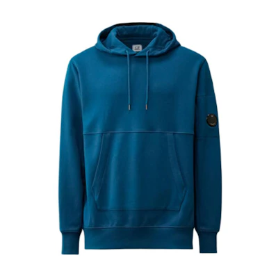 C.P. Company FW24 Solid Color Hoodie - Dark Blue CMSS023A005086W848