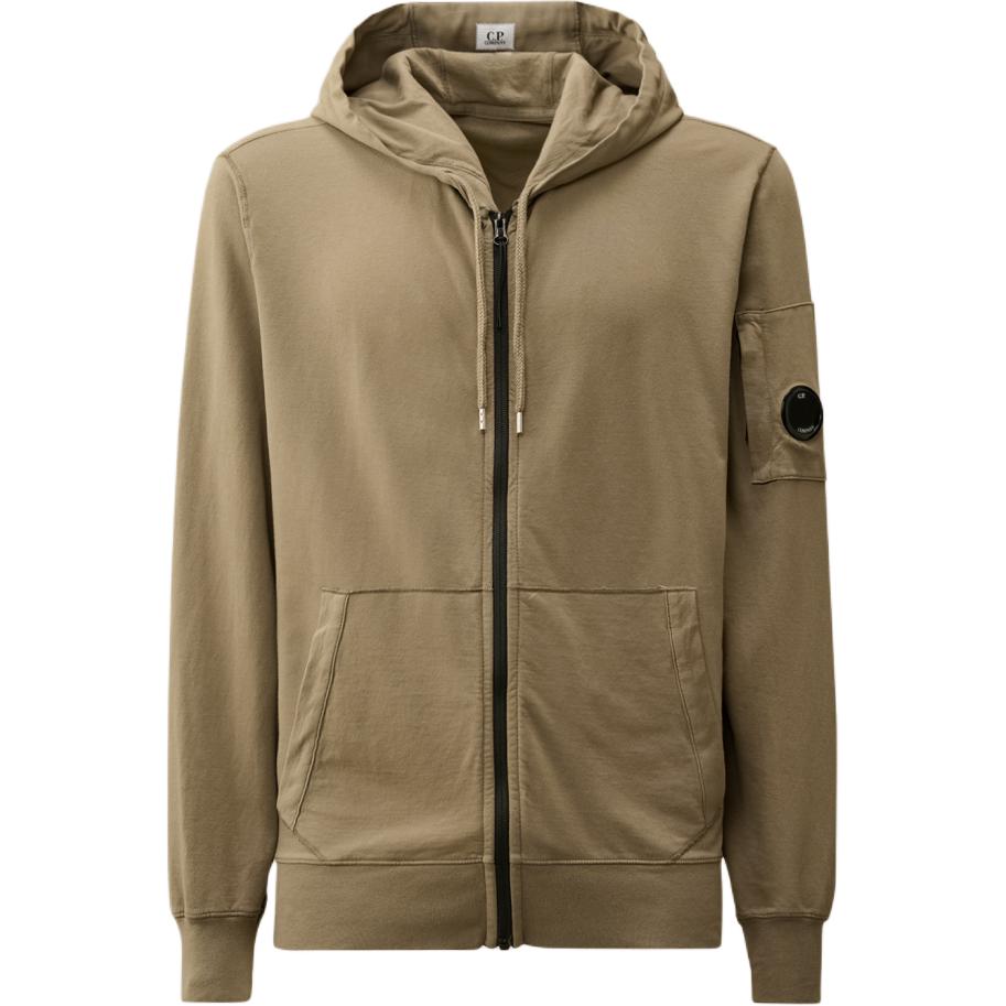 C.P. Company FW24 Walnut Brown Lens Detail Hoodie CMSS057A002246G359