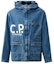 Order C.P. カンパニー ゴーグルプリント ジップアップ フーディ ジャケット ブルー 16CMOW132A006067WD11