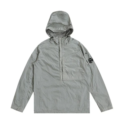 C.P. Company Gray Half-Zip Pullover Hoodie Jacket 11CMOS148A005904G917