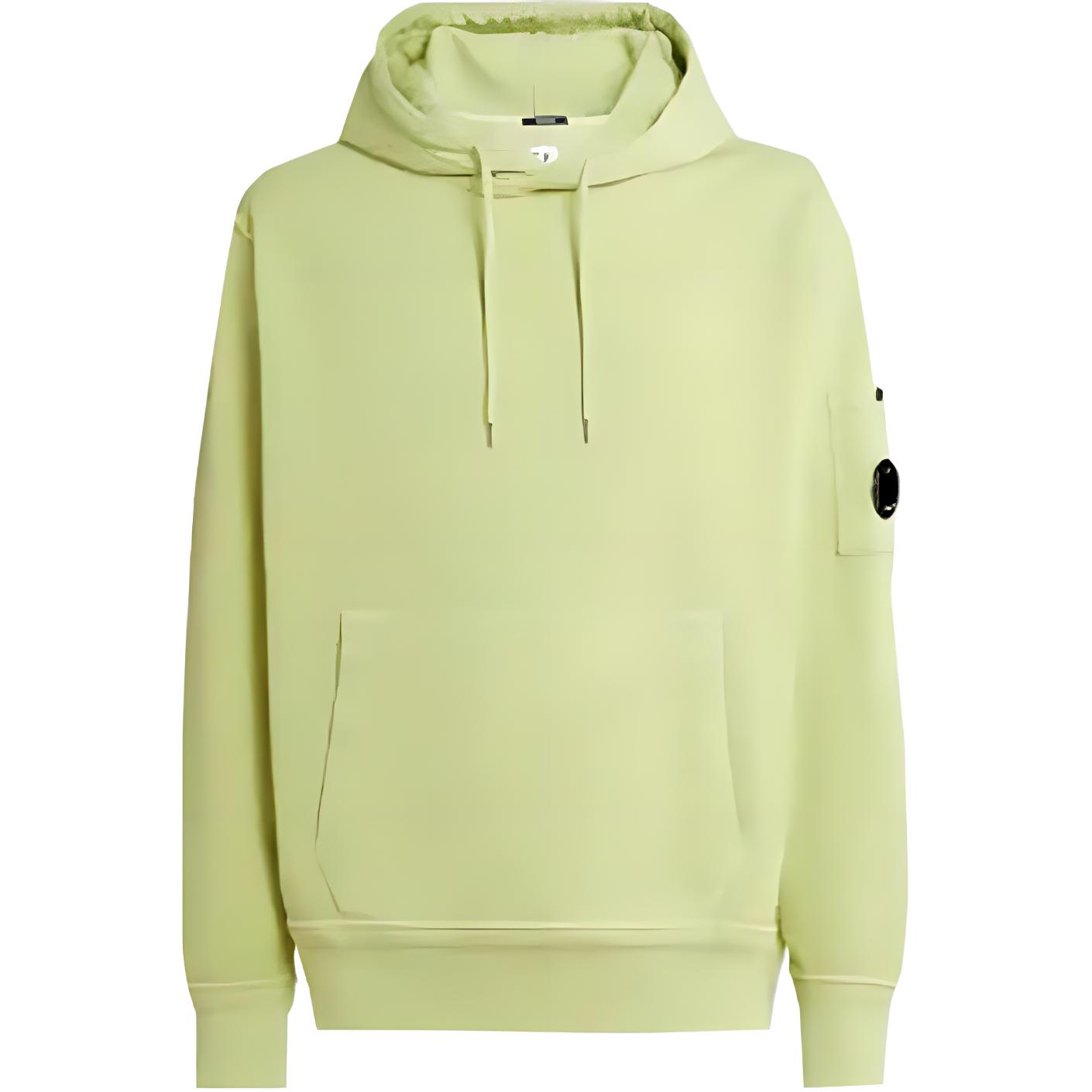 C.P. Company Green Kangaroo Pocket Hoodie Long Sleeve 16CMSS099A110044R613