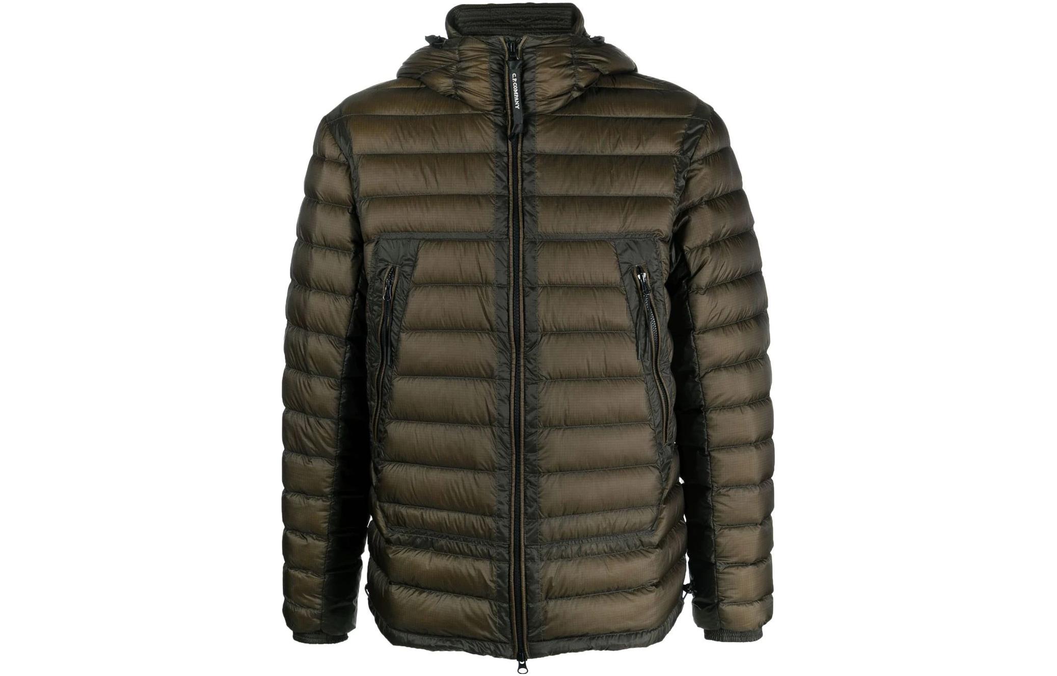 C.P. Company Green Zip-Up Fitted Jacket 13CMOW168A006099A683