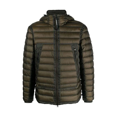 C.P. Company Green Zip-Up Fitted Jacket 13CMOW168A006099A683