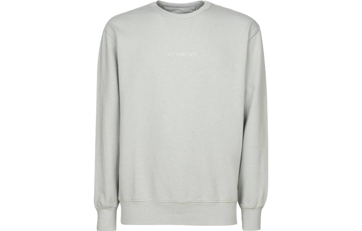 C.P. Company Grey Crewneck Pullover Sweatshirt 14CMSS361A006312G805