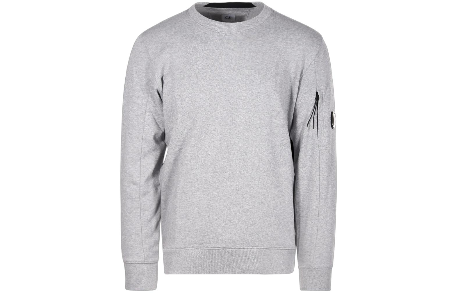 C.P. Company Grey Crewneck Slim-Fit Long Sleeve Sweatshirt 16CMSS022A005086WM93
