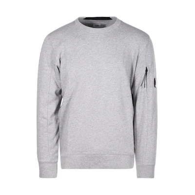 C.P. Company Grey Crewneck Slim-Fit Long Sleeve Sweatshirt 16CMSS022A005086WM93
