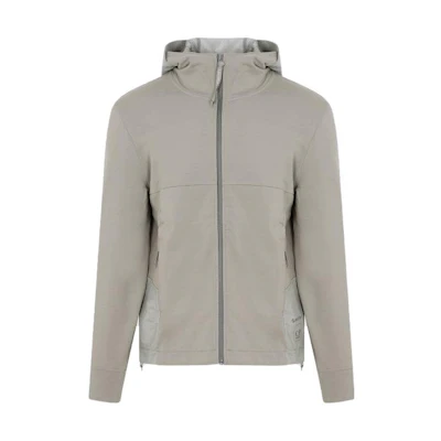 C.P. Company Grey Hooded Zip-Up Long Sleeve Jacket 15CLSS002A006452M335