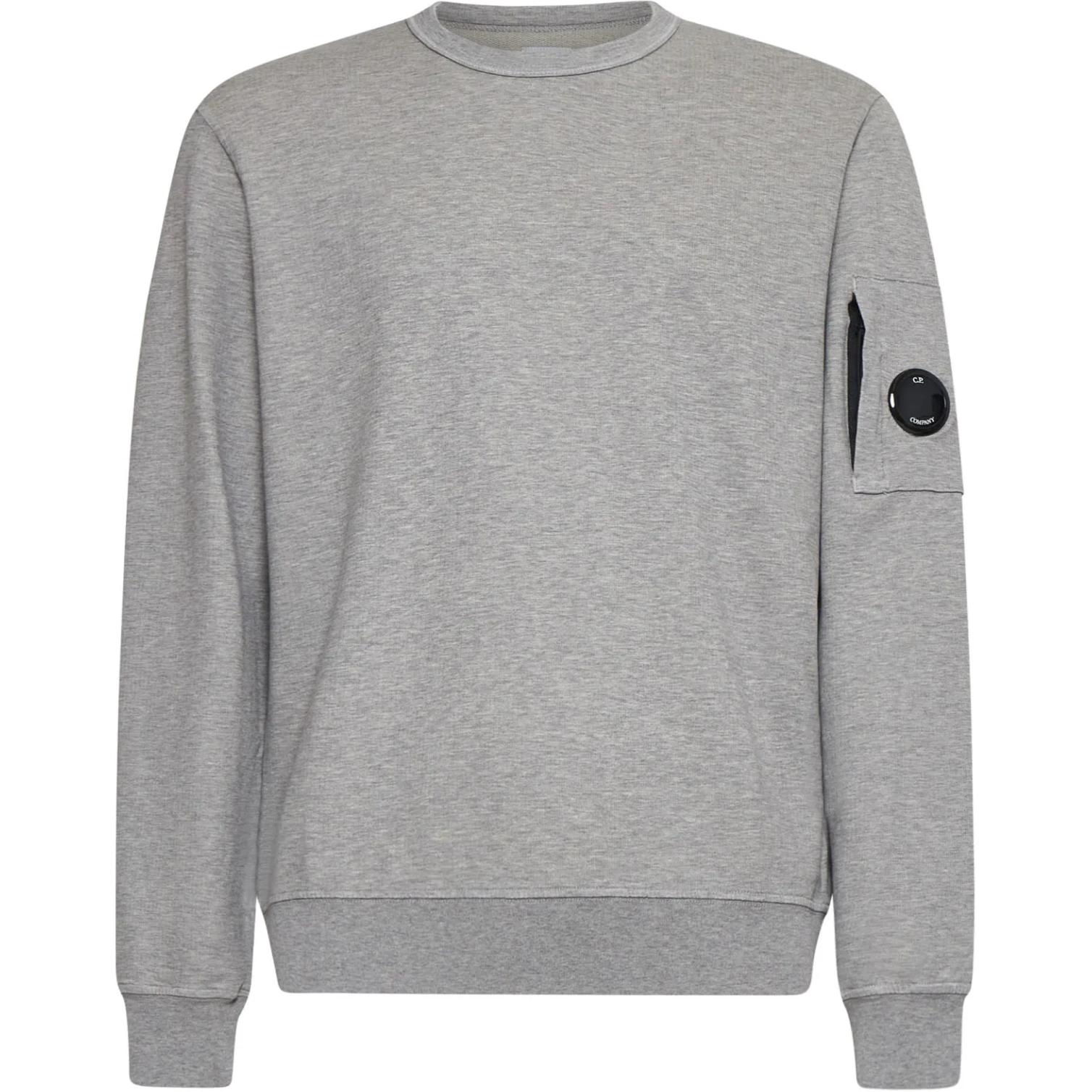 C.P. Company Grey Slim Fit Long Sleeve Sweatshirt CMSS019A002246GM94