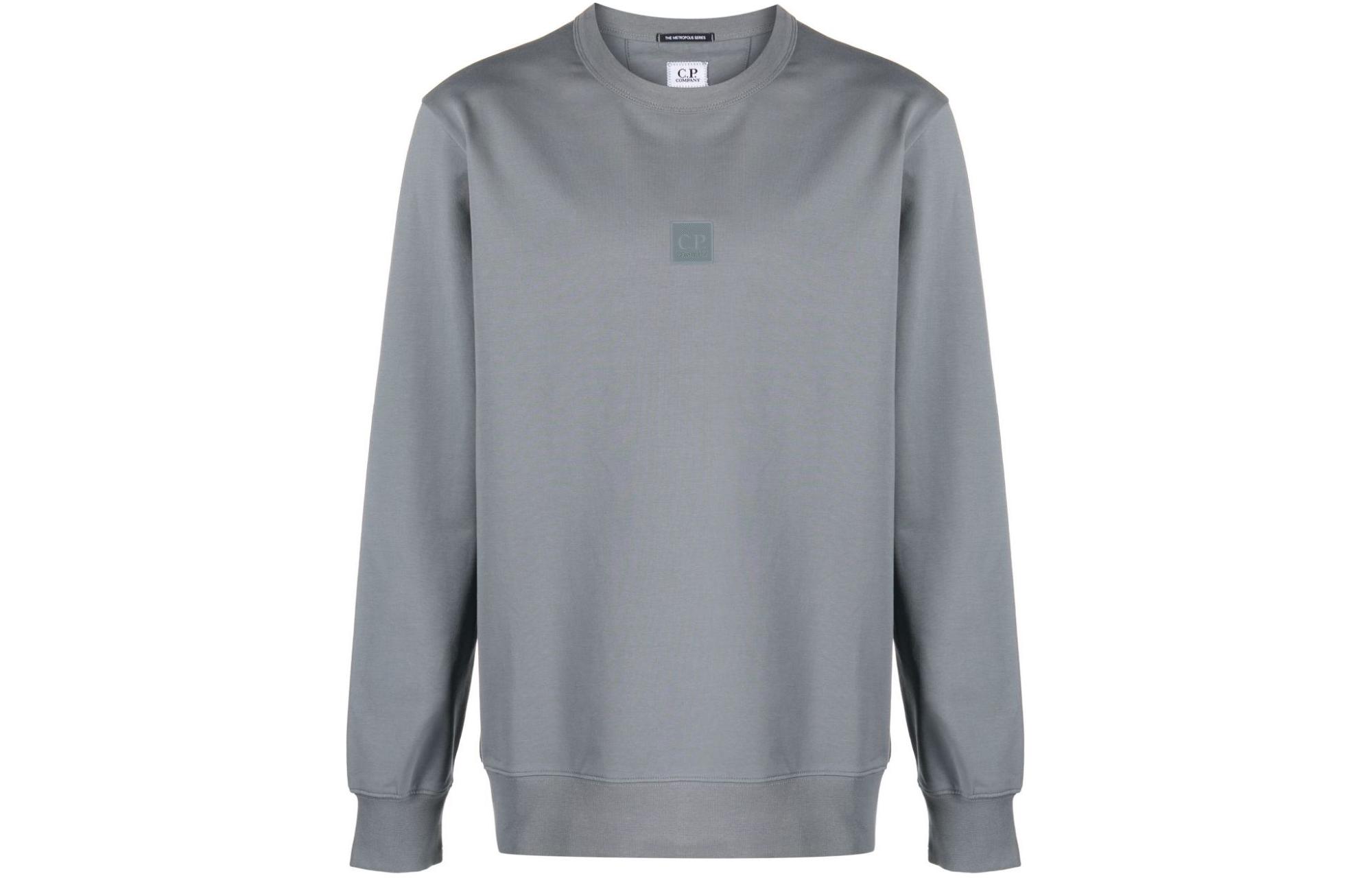 C.P. Company Grey Unisex Crewneck Long Sleeve Sweatshirt 16CLSS230A006452W975
