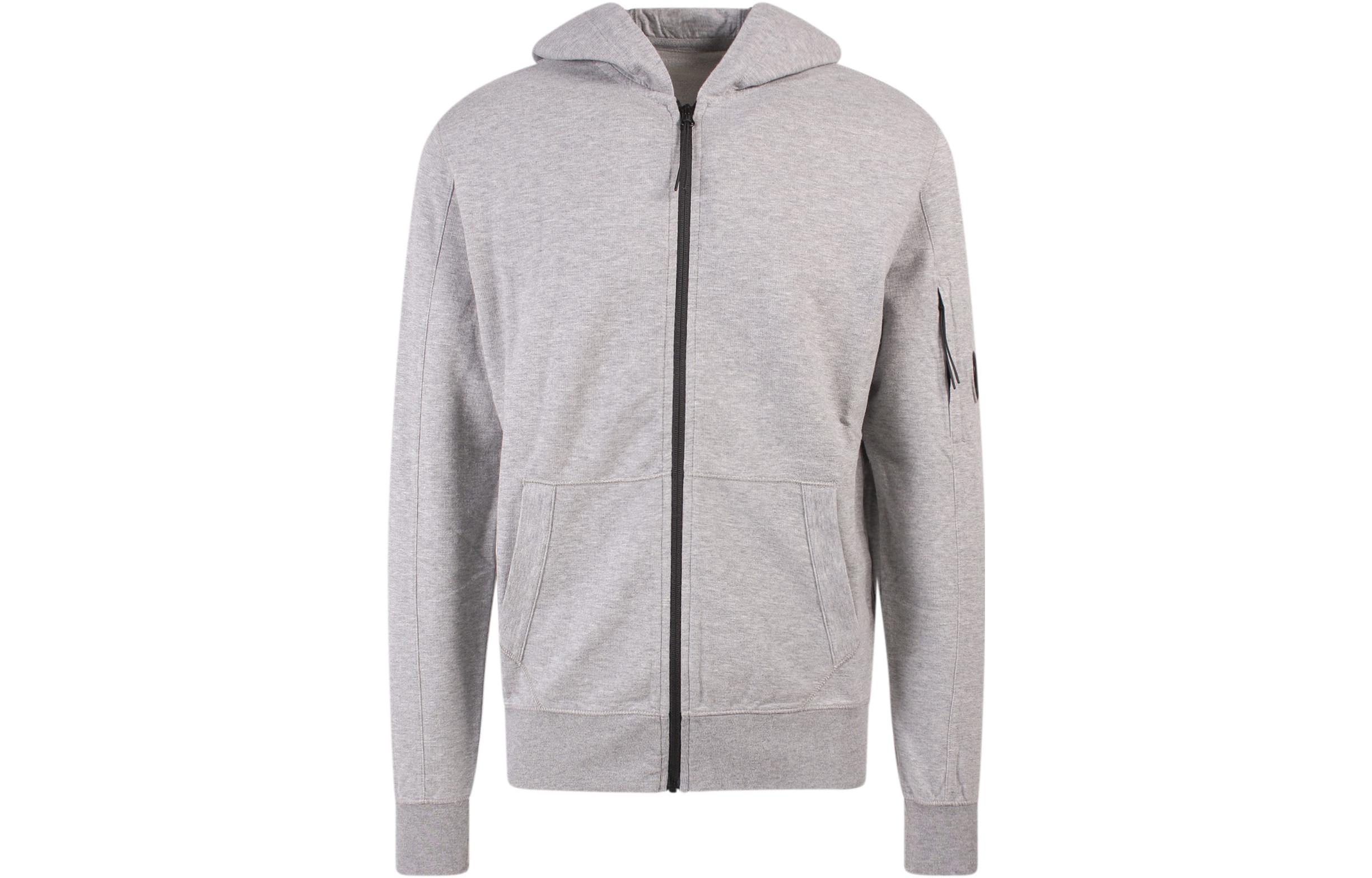 C.P. Company Grey Zip-Up Hoodie Jacket 13CMSS077A002246GM93