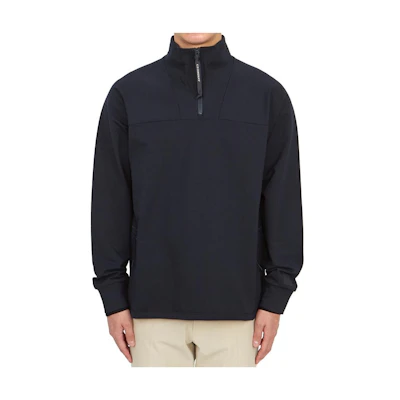 C.P. Company Half-Zip Pullover Sweatshirt Navy Blue 15CLSS039A006452W888