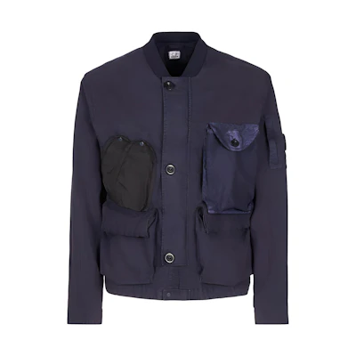 C.P. Company Hybrid Garment SS23 Zip-Up Single-Breasted Flight Jacket Men 14CMOW219A006233G868