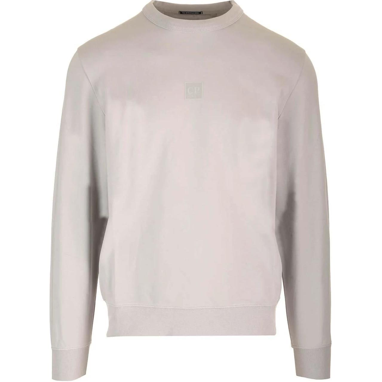 C.P. Company Logo Crewneck Pullover Sweatshirt Grey () 16CLSS230A006452W913