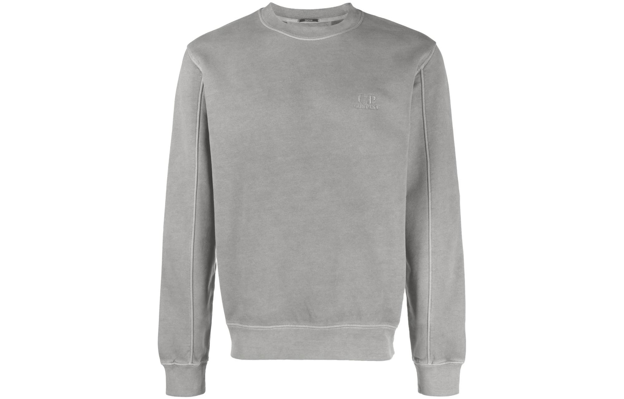 C.P. Company Logo Embroidered Crewneck Pullover Sweatshirt 13CMSS008B006372R939