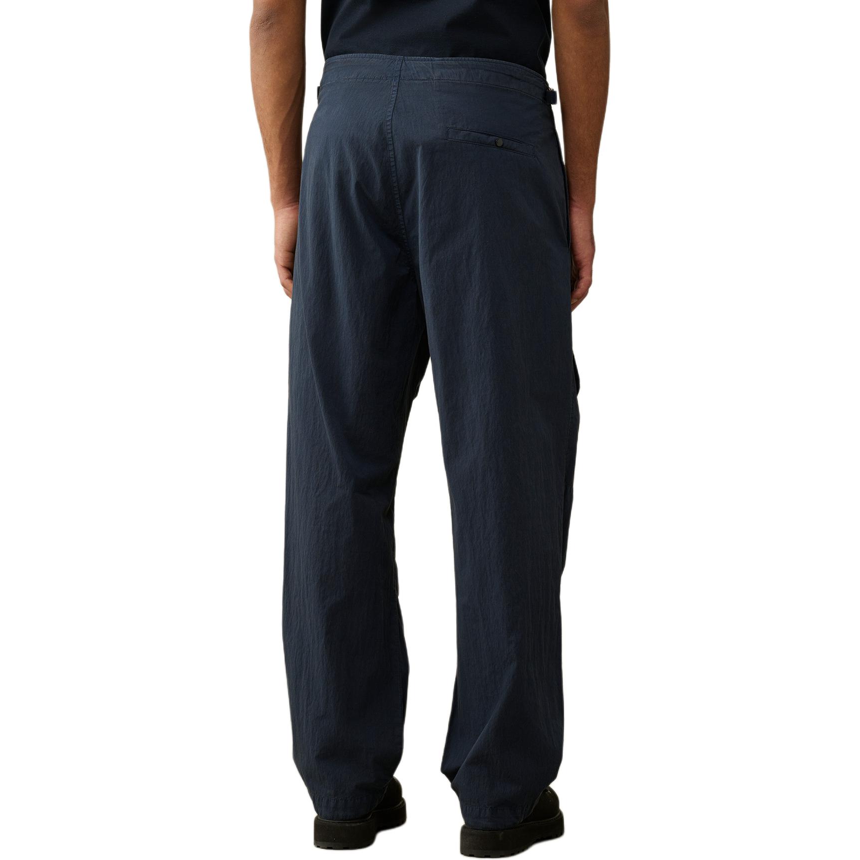 Purchase C.P. カンパニー ロゴ ルーズフィット カーゴパンツ ブルー 快適 ドローコード式 CMPA135A005533G886