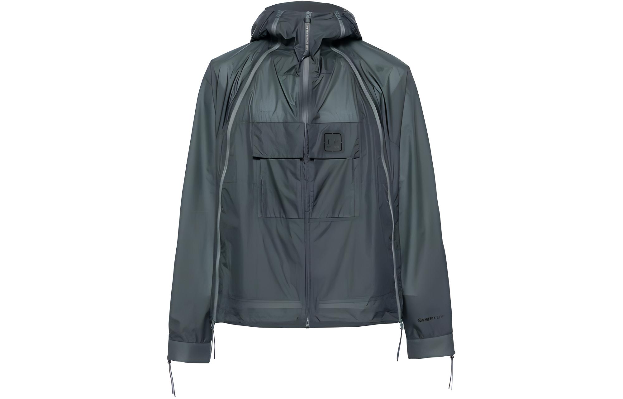 C.P. Company Loose Fit Striped Zip Hoodie Jacket Teal 16CLOW037A110033A975