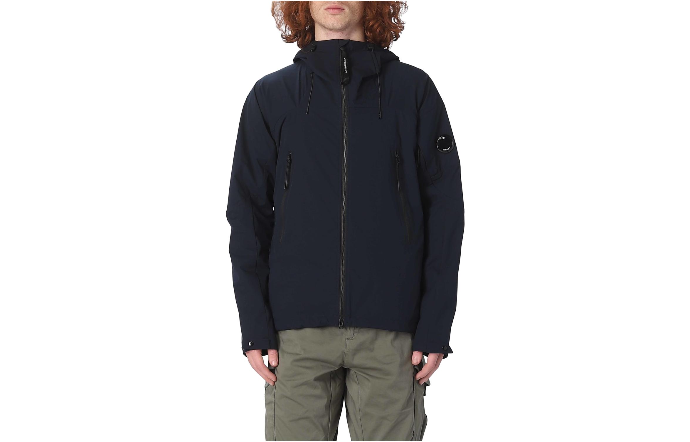 C.P. Company Loose Fit Zip-Up Hoodie Jacket in Grey 14CKOW006004117A888