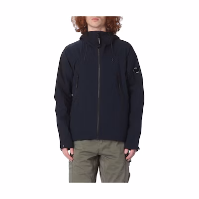 C.P. Company Loose Fit Zip-Up Hoodie Jacket in Grey 14CKOW006004117A888