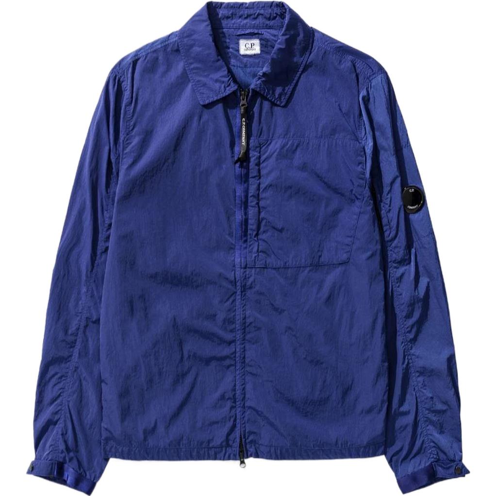 C.P. Company Metallic Nylon Zip-Up Shirt Jacket 11CMOS151A005904G878