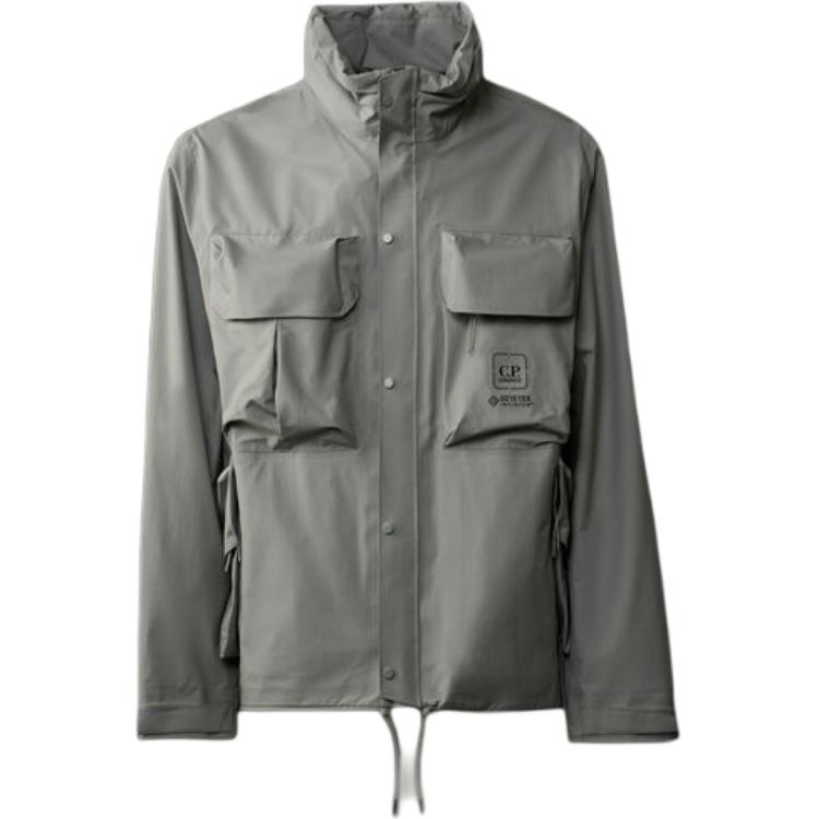 C.P. Company Metropolis Series GORE-TEX INFINIUM™ Utility Jacket Silver Grey CLOW004A110031A913