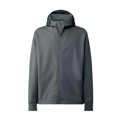 C.P. Company Metropolis Series Gray Full-Zip Ribbed Hoodie Jacket 16CLSS014A006452M975