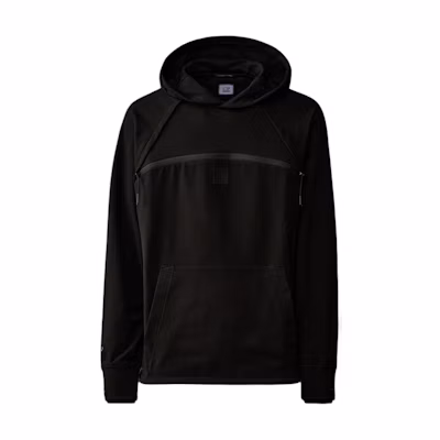 C.P. Company Metropolis Series Stretch Fleece Hoodie Black Pullover CLSS019A006452W999