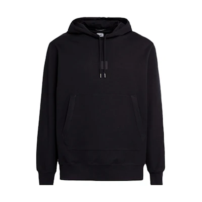 C.P. Company Metropolis Series Stretch Fleece Logo Hoodie Black Pullover 15CLSS366A006452W999