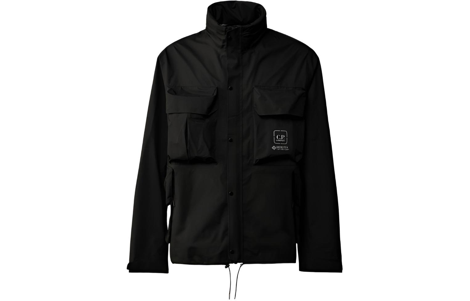 C.P. Company Metropolis Series Zip-Up Utility Jacket Black - Long Sleeve 16CLOW004A110031A999