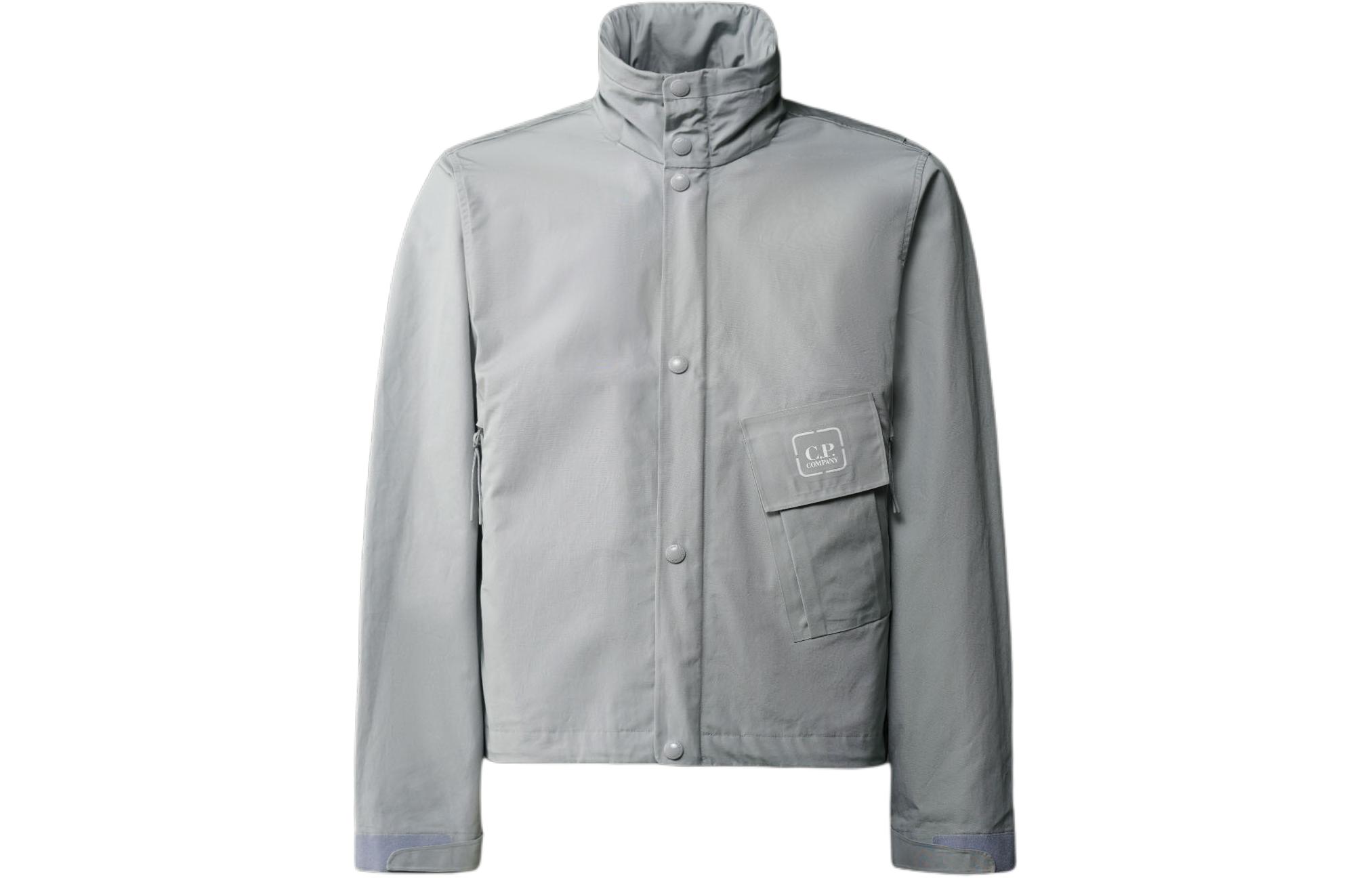 C.P. Company Metropolis Series Zipper High Collar Jacket Gray 16CLOW008A006450A913