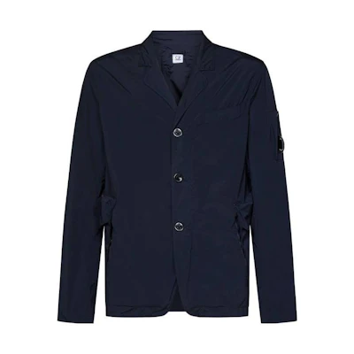 C.P. Company Midnight Blue Slim Fit Long Sleeve Jacket CMBZ191A005864G888