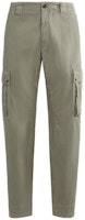 C.P. Company Military Twill Cargo Pants Green Loose-Fit Zipper Pocket Pants 15CMPA179A006409G335 C.P. Company Military Twill Cargo Pants Green Loose-Fit Zipper Pocket Pants 15CMPA179A006409G335