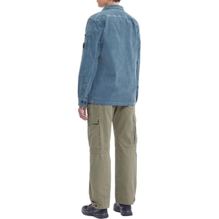 Sizing C.P. カンパニー ミリタリーツイルカーゴパンツ グリーン ルーズフィットジッパーポケット 15CMPA179A006409G335