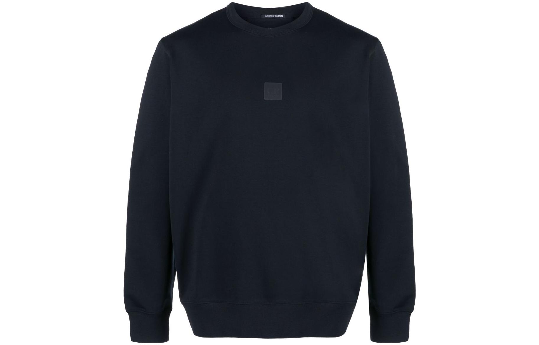 C.P. Company Navy Blue Crewneck Pullover Sweatshirt Long Sleeve 15CLSS230A006452W888