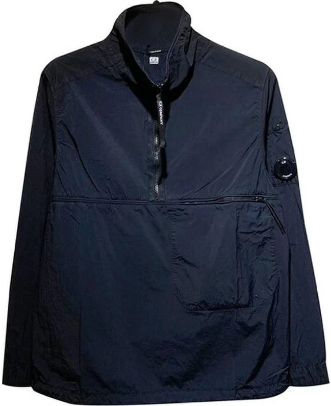 c-p-company-navy-blue-half-zip-stand-collar-loose-fit-jacket-cmos-241-a005660-g888
