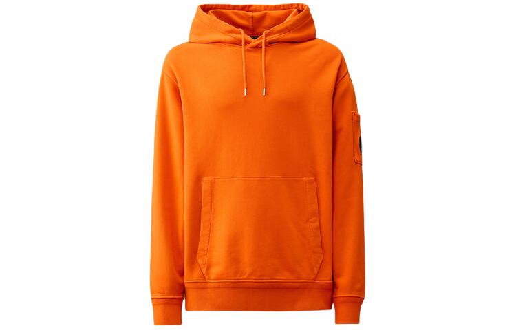 C.P. Company Orange Logo Hoodie Pullover Sweatshirt 16CMSS099A110044R448