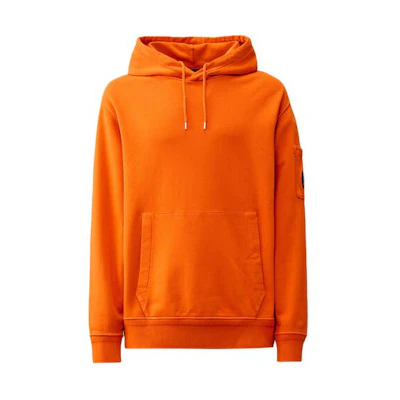 C.P. Company Orange Logo Hoodie Pullover Sweatshirt 16CMSS099A110044R448