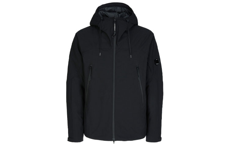 C.P. Company Pro-Tek Zip-Up Hooded Jacket Black 11CMOW025A004117A999-44