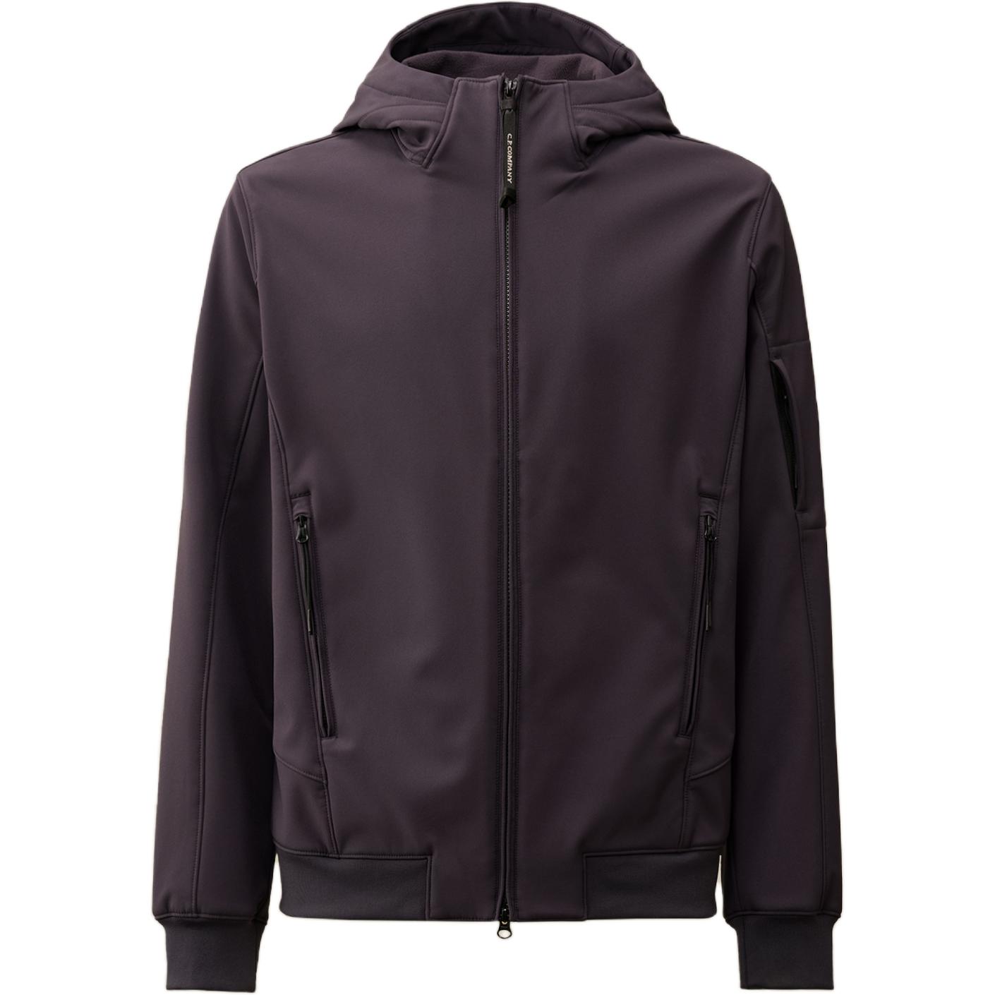 C.P. Company Purple Hooded Loose Fit Long Sleeve Jacket for Men CMOW013A006097A799