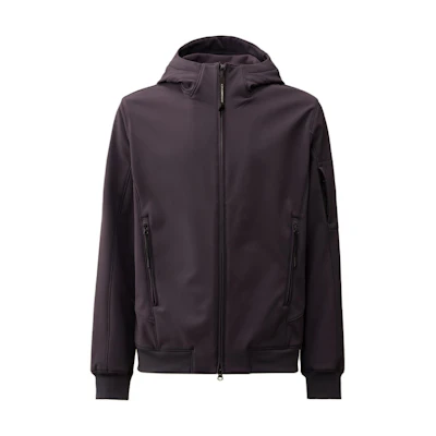 C.P. Company Purple Hooded Loose Fit Long Sleeve Jacket for Men CMOW013A006097A799