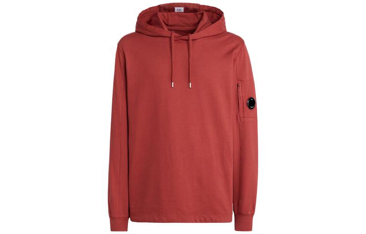 C.P. Company Red Oversized Hoodie Long Sleeve Sweatshirt 15CMSS033A002246G560-RED